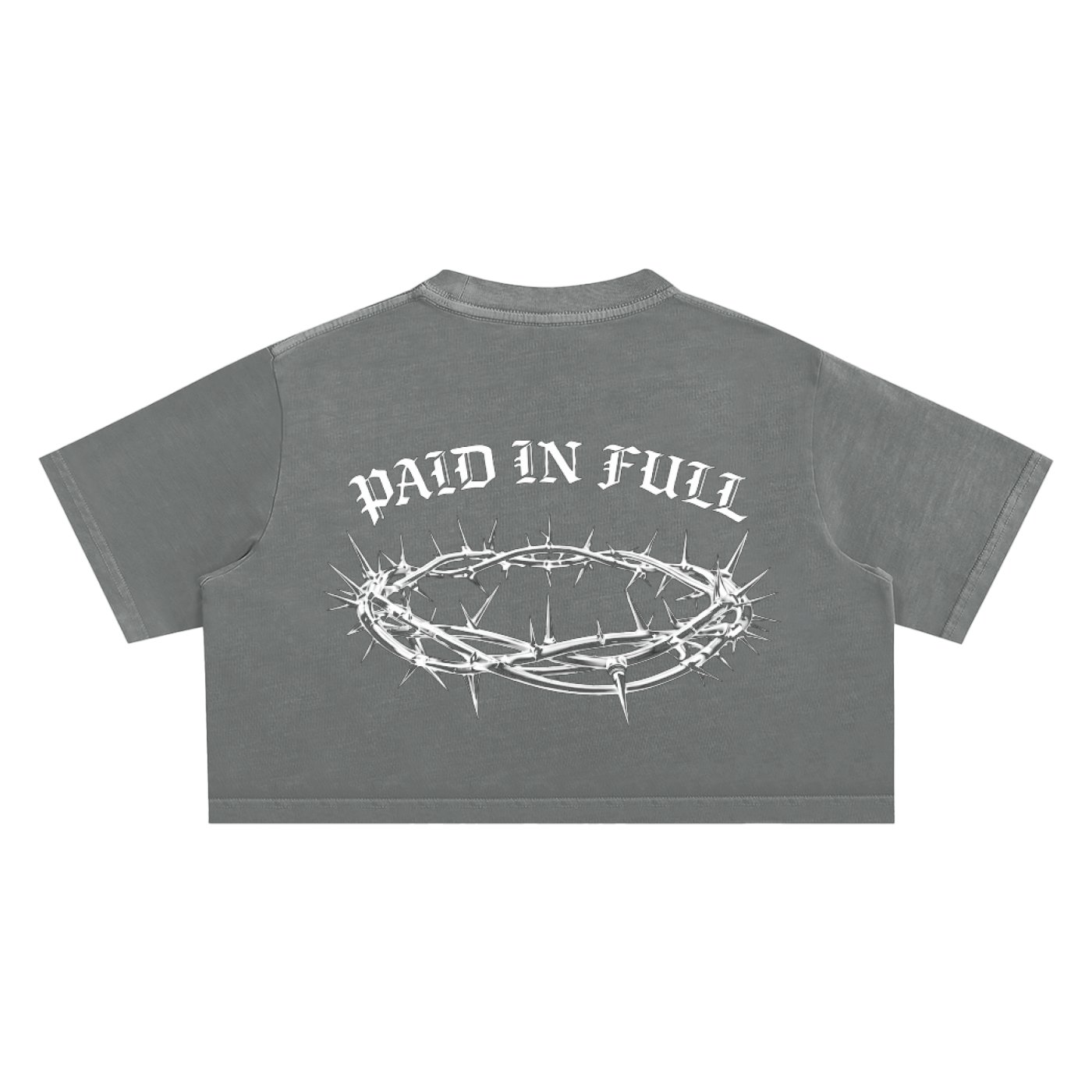 Snow Washed Crop Top