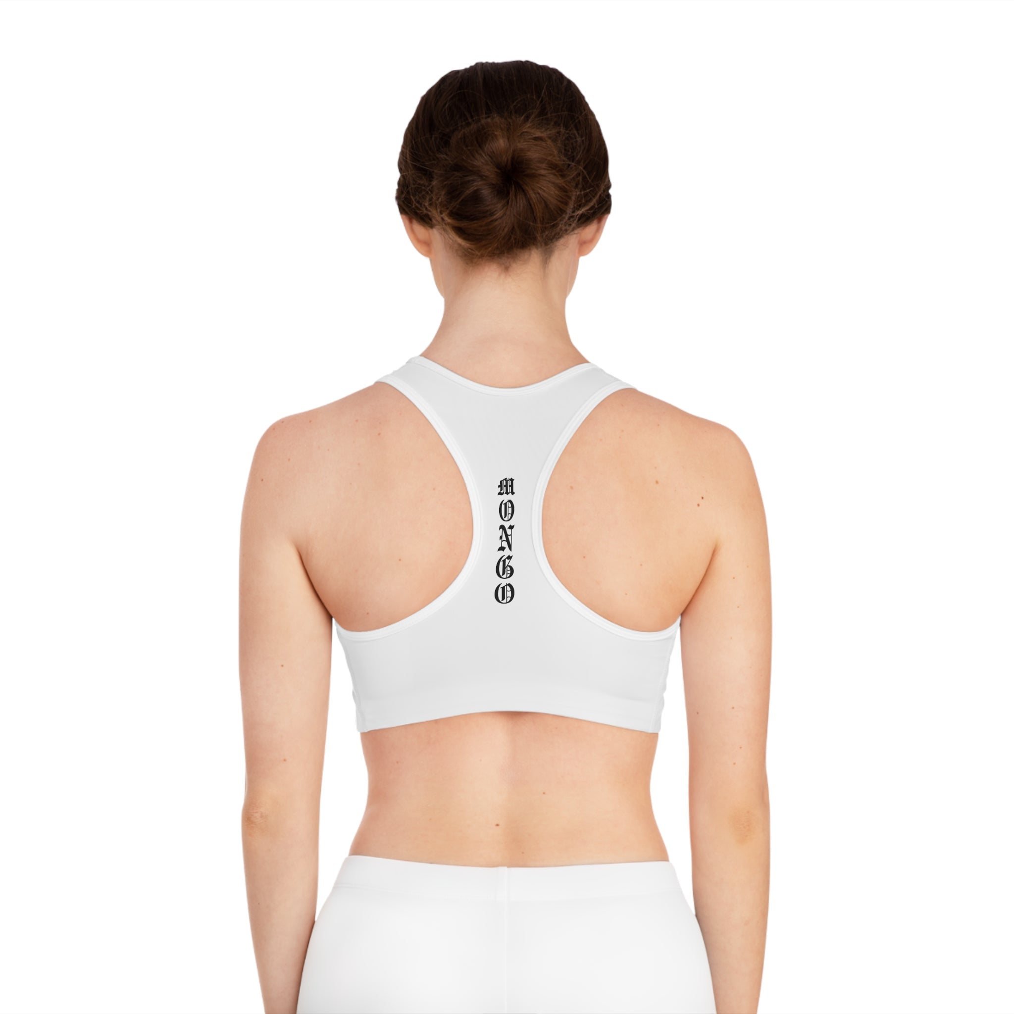 Sports Bra — Gothic "MONGO" Printed Racerback Activewear