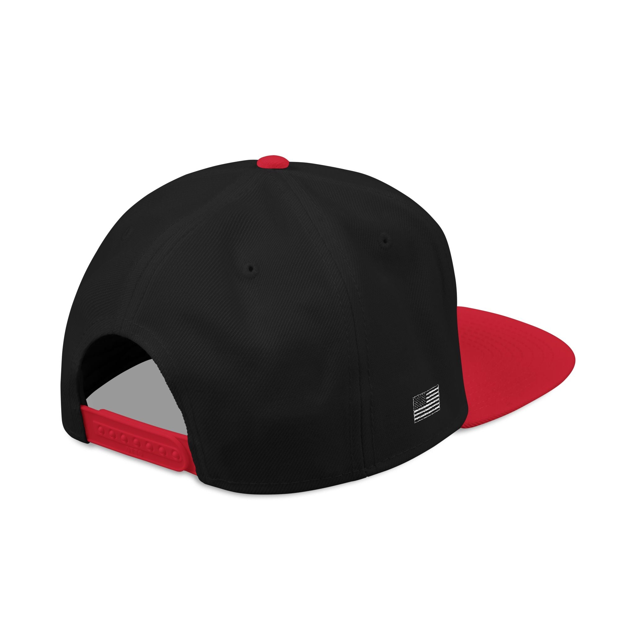 Embroidered Gothic Snapback Hat – Black & Gray Streetwear Cap