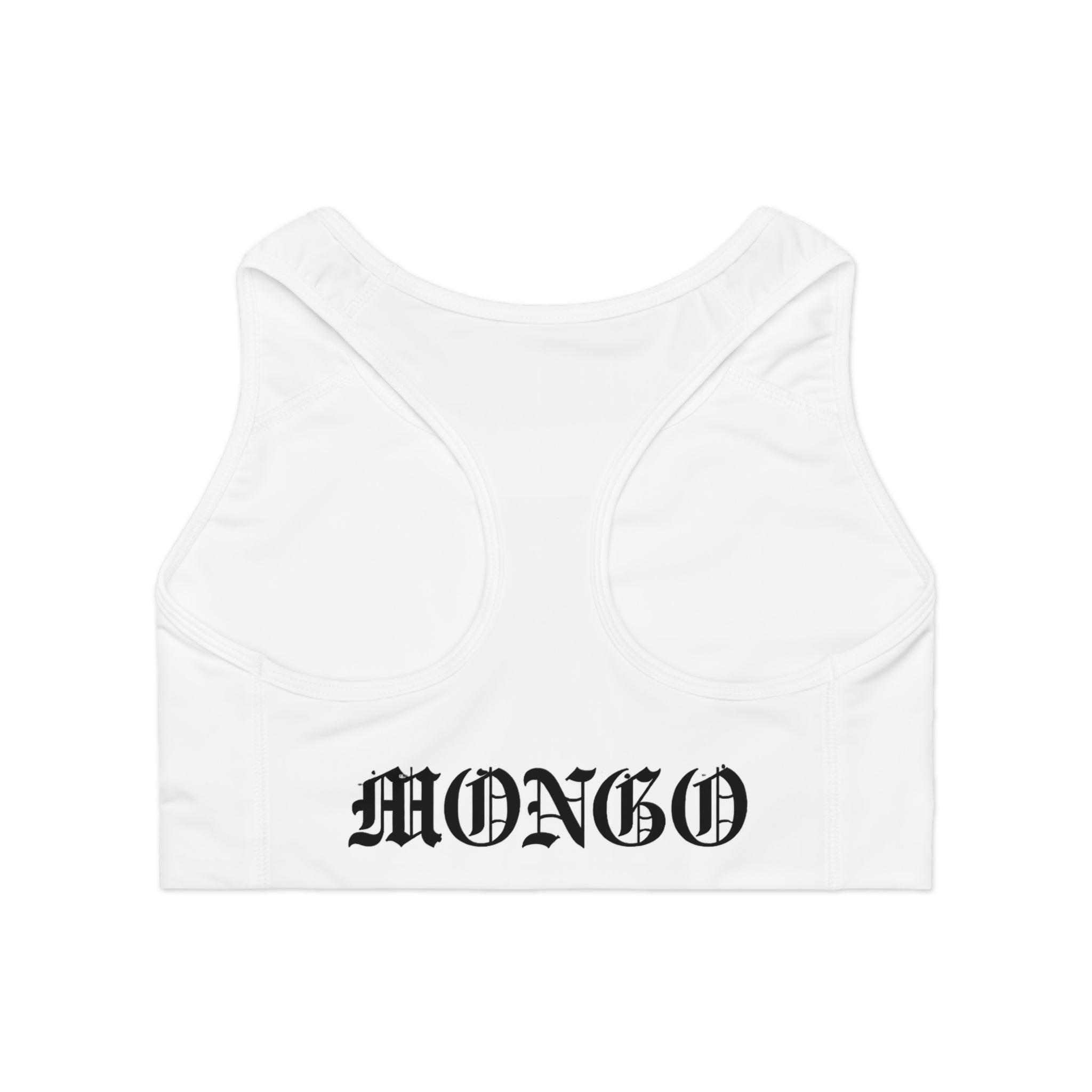 Sports Bra — Gothic "MONGO" Printed Racerback Activewear