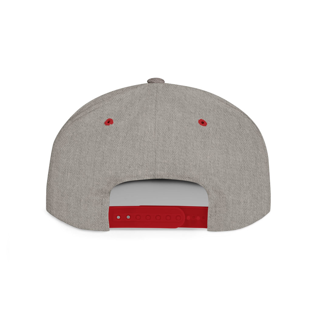 Snapback Hat — "MONGO" Gothic Script Flat-Bill Cap