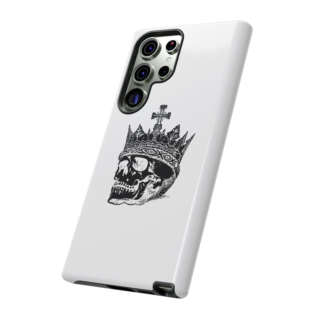 Skull King Phone Case – Gothic Crowned Skull Tough Case