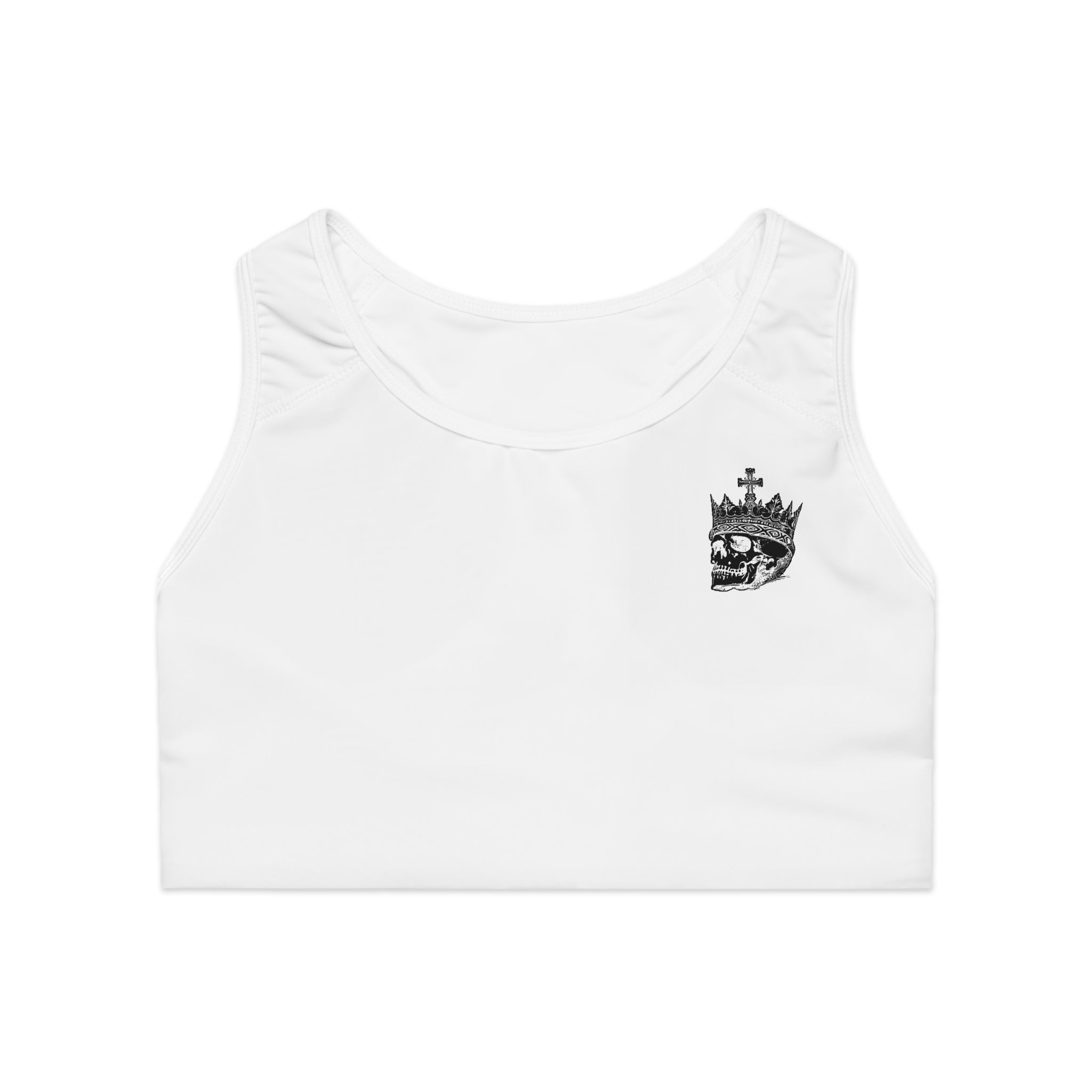 Sports Bra — Gothic "MONGO" Printed Racerback Activewear