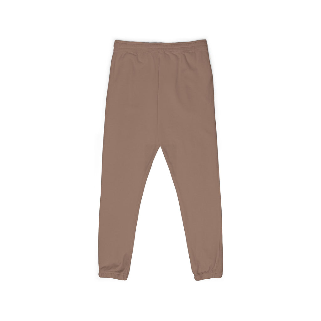 MONGO Gothic Script Sweatpants — Garment-Dyed Fleece Joggers