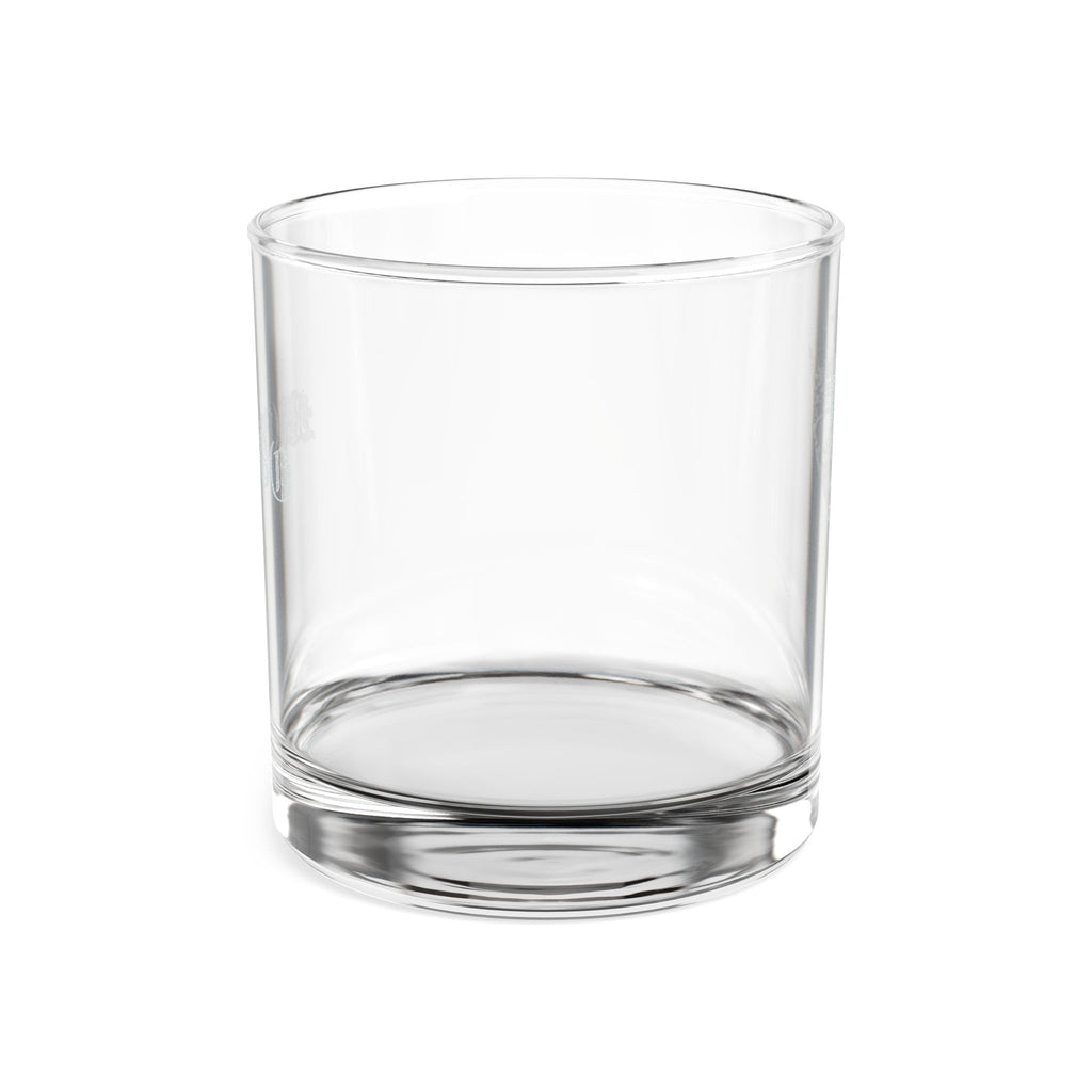 Engraved Whiskey Glass 10.5oz — Gothic Skull Crown with "MONGO"