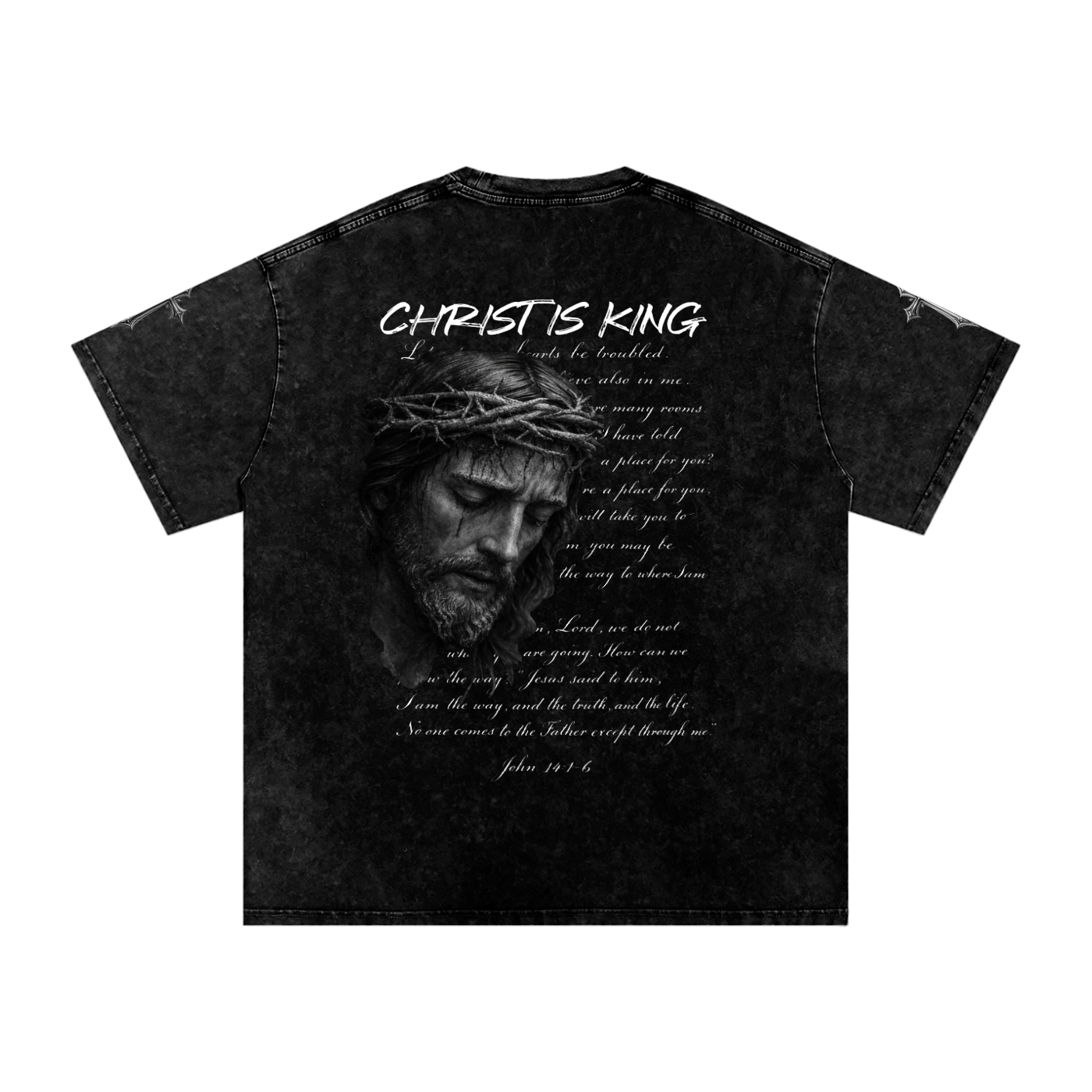 Christ is King,God's Warrior ,Christian,Religious,Faith,Mongo Apparels,Drop Shoulder,Luxury,Designer