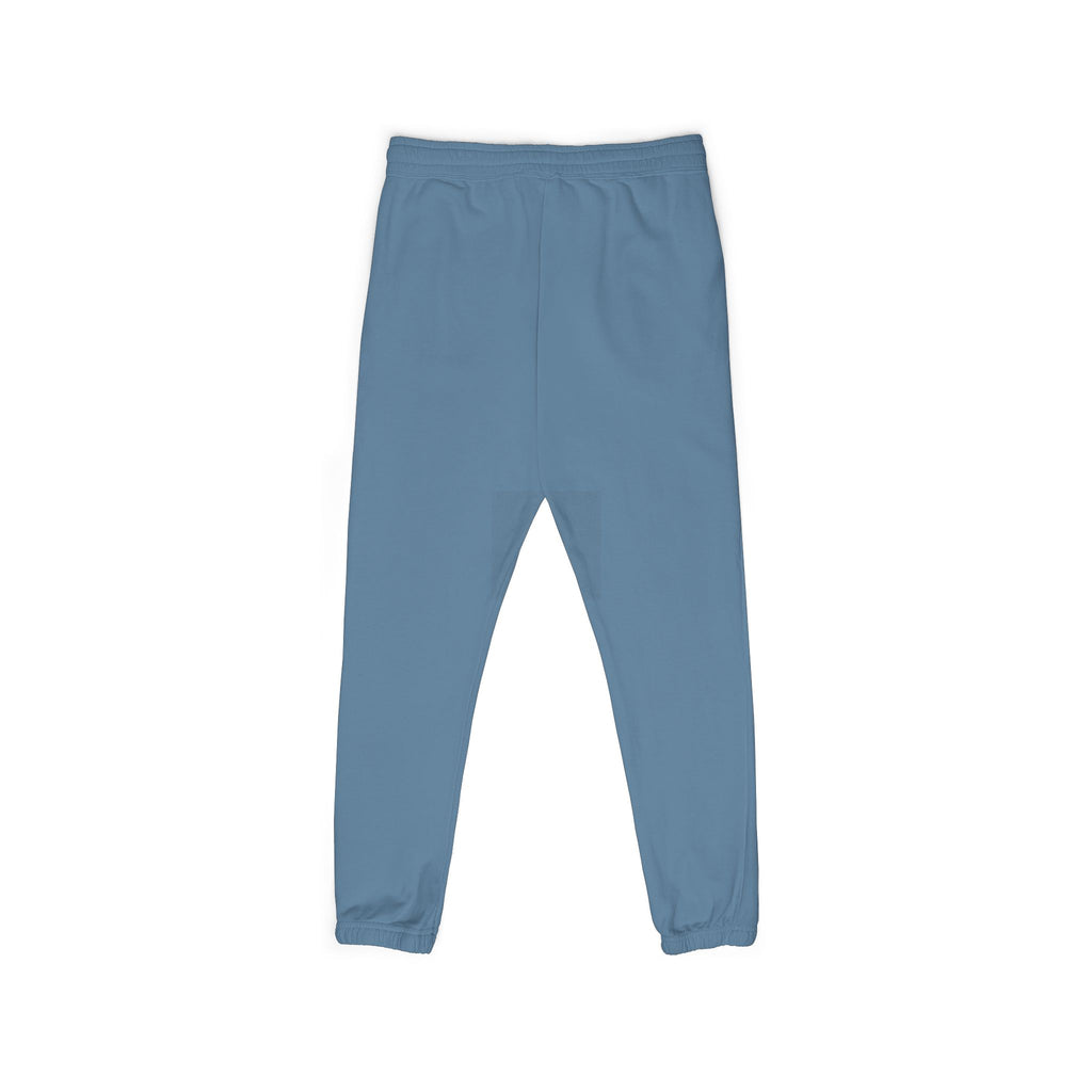 MONGO Gothic Script Sweatpants — Garment-Dyed Fleece Joggers