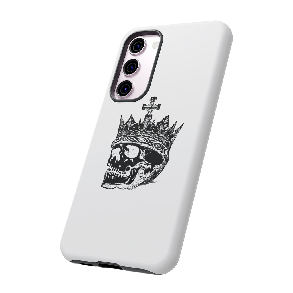 Skull King Phone Case – Gothic Crowned Skull Tough Case