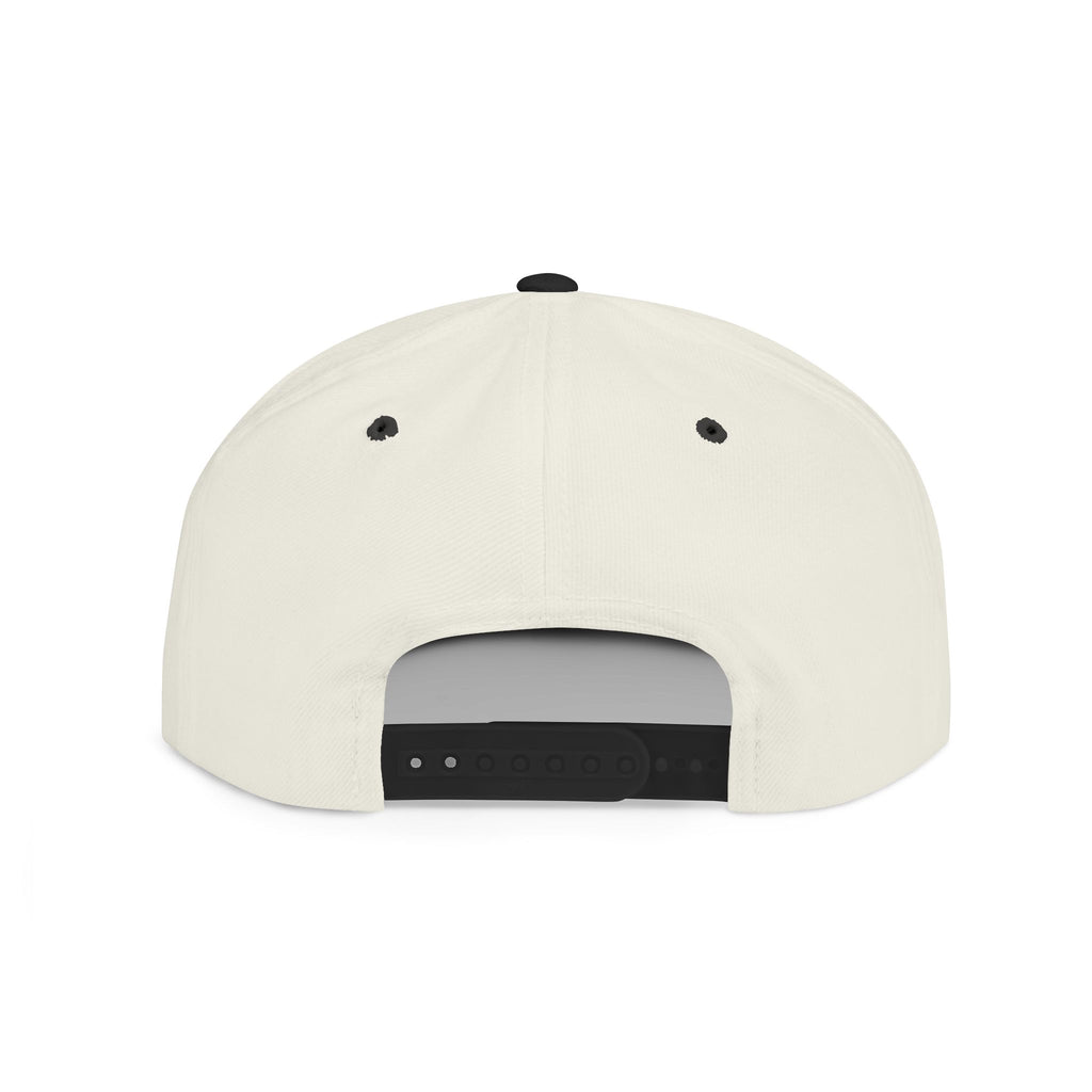 Snapback Hat — "MONGO" Gothic Script Flat-Bill Cap