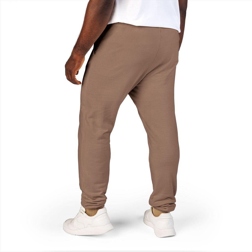 MONGO Gothic Script Sweatpants — Garment-Dyed Fleece Joggers