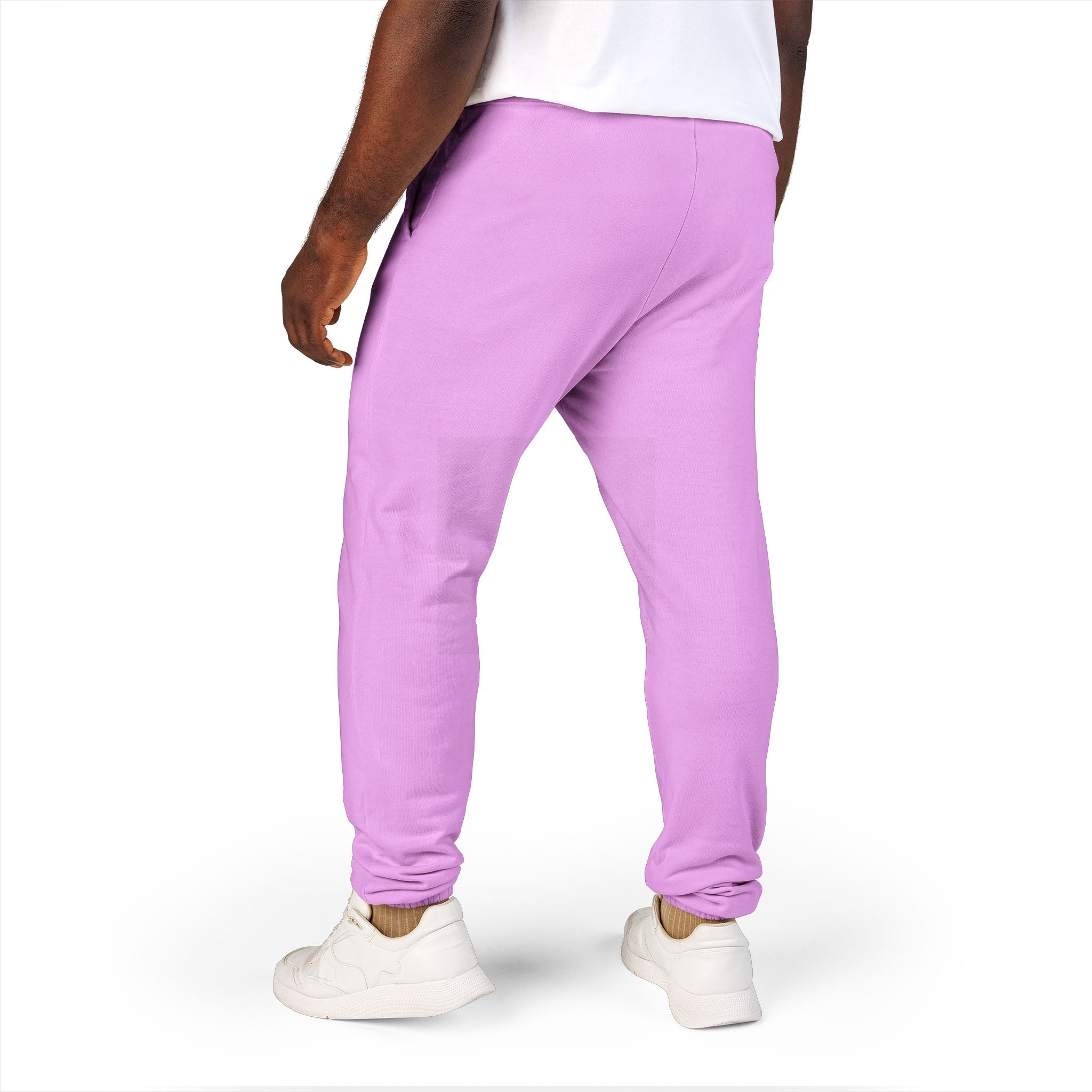 MONGO Gothic Script Sweatpants — Garment-Dyed Fleece Joggers