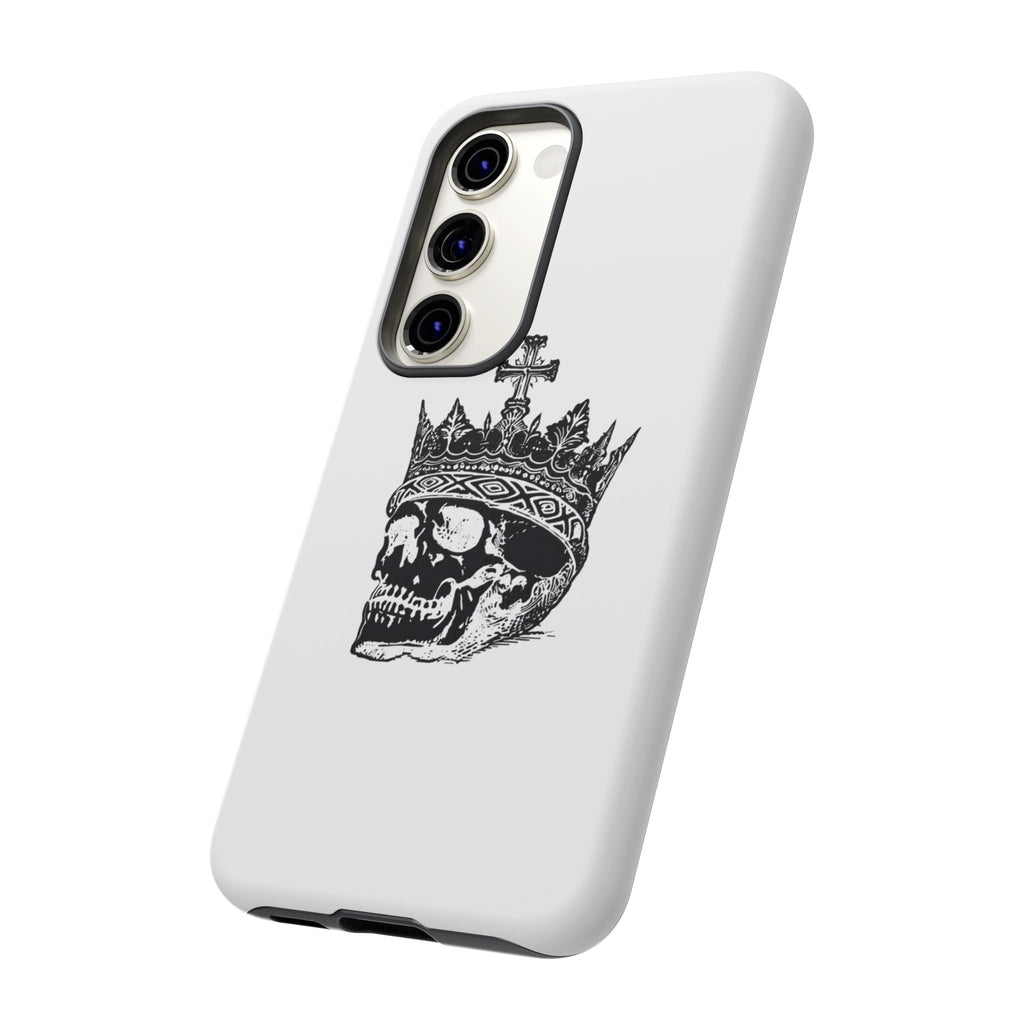 Skull King Phone Case – Gothic Crowned Skull Tough Case