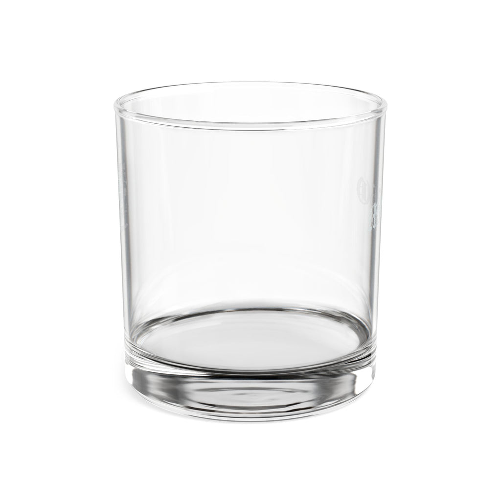 Engraved Whiskey Glass 10.5oz — Gothic Skull Crown with "MONGO"