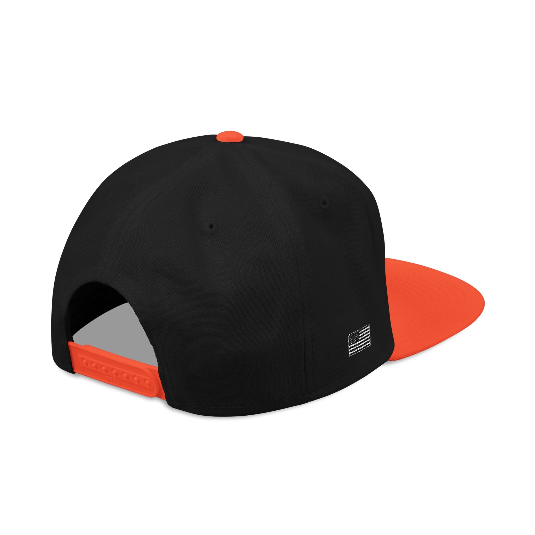 Embroidered Gothic Snapback Hat – Black & Gray Streetwear Cap