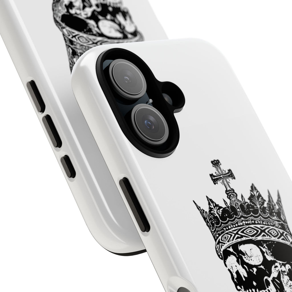 Skull King Phone Case – Gothic Crowned Skull Tough Case
