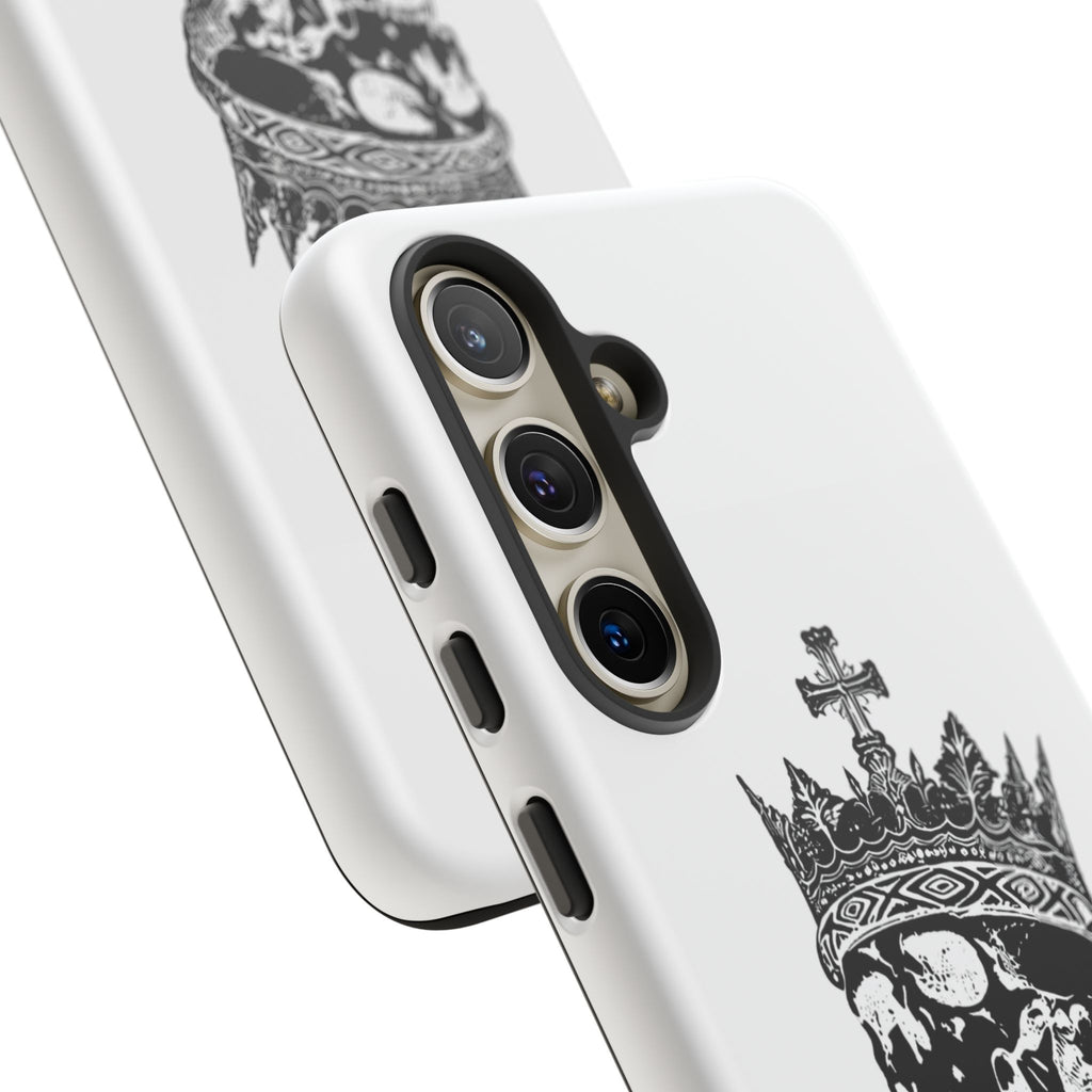 Skull King Phone Case – Gothic Crowned Skull Tough Case