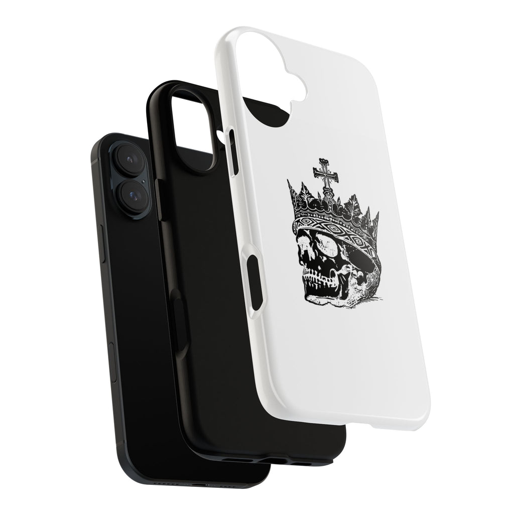 Skull King Phone Case – Gothic Crowned Skull Tough Case