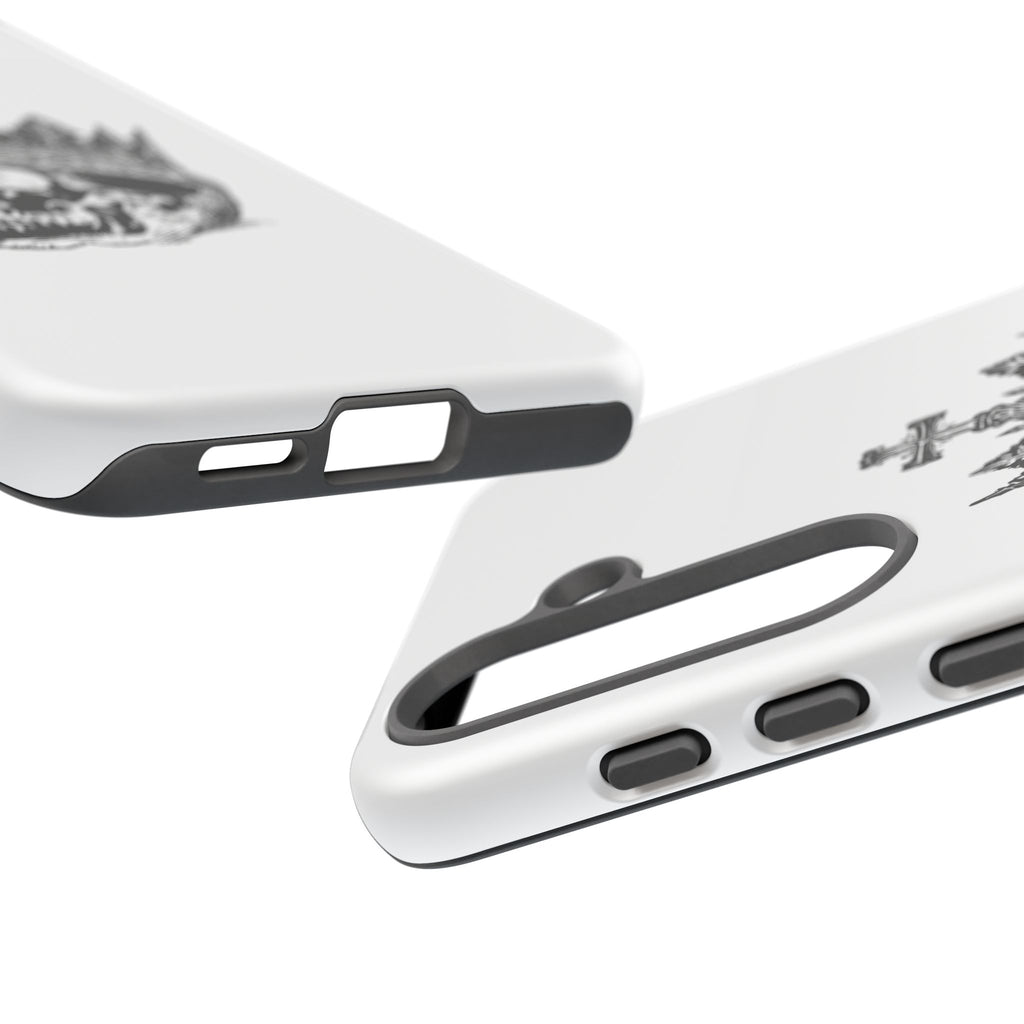 Skull King Phone Case – Gothic Crowned Skull Tough Case