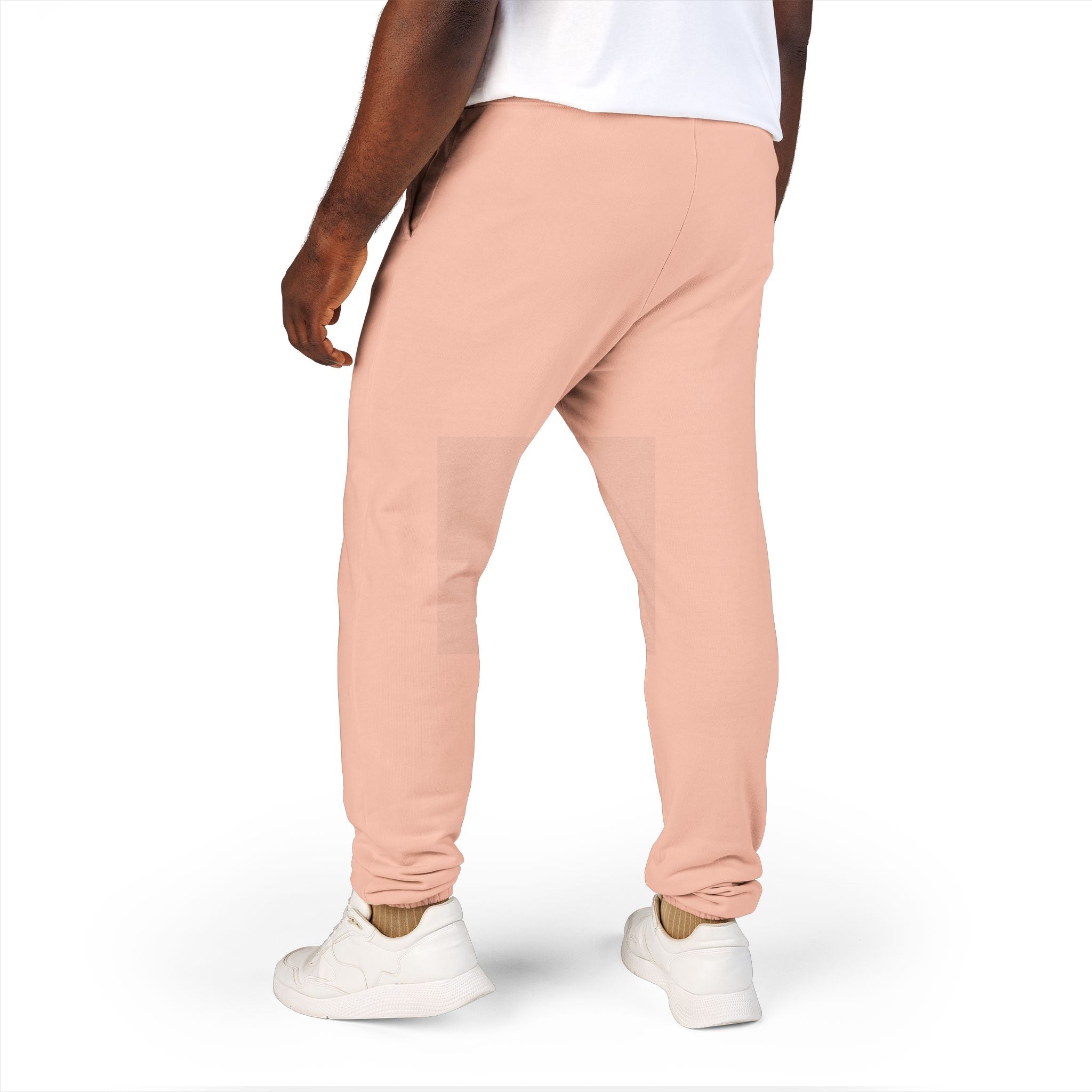 MONGO Gothic Script Sweatpants — Garment-Dyed Fleece Joggers