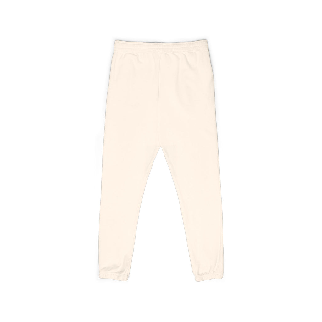 MONGO Gothic Script Sweatpants — Garment-Dyed Fleece Joggers