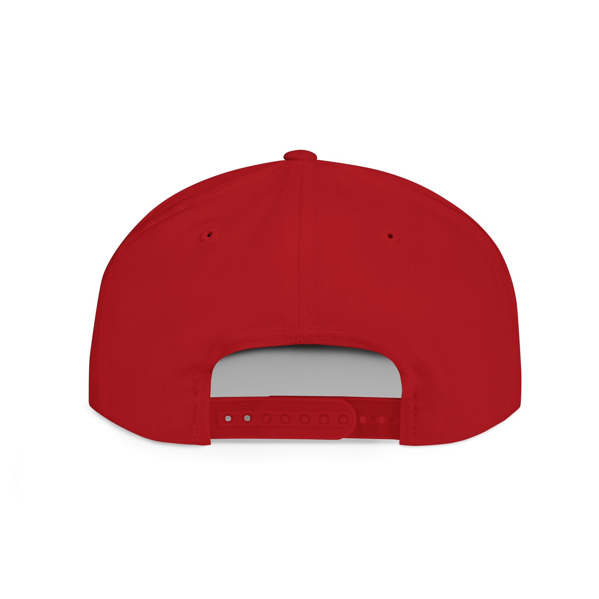 Snapback Hat — "MONGO" Gothic Script Flat-Bill Cap
