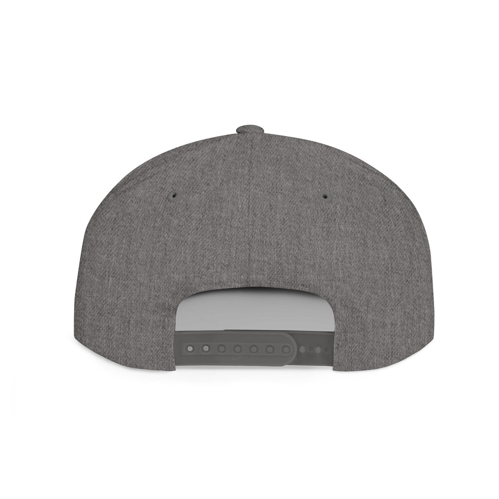 Snapback Hat — "MONGO" Gothic Script Flat-Bill Cap