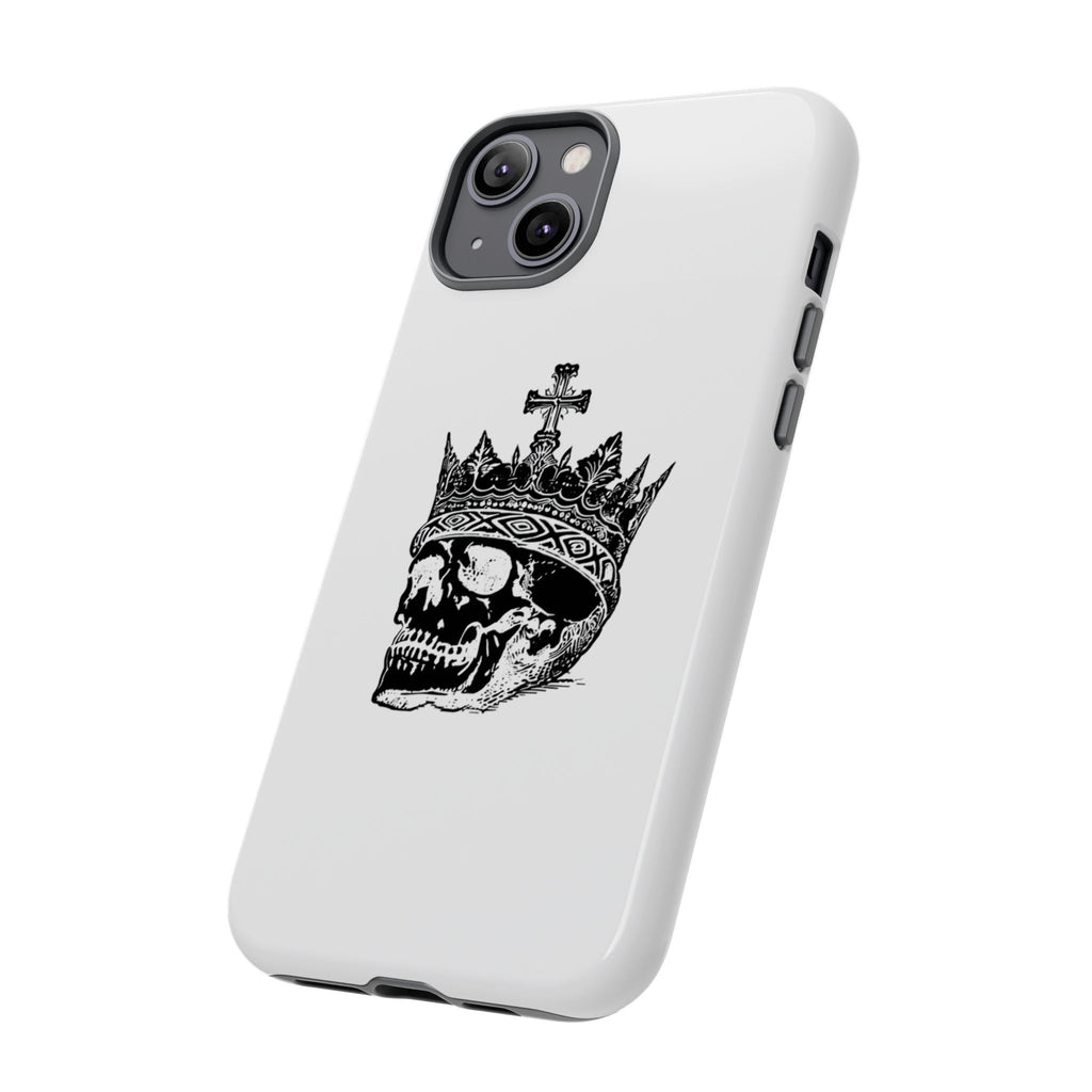 Skull King Phone Case – Gothic Crowned Skull Tough Case