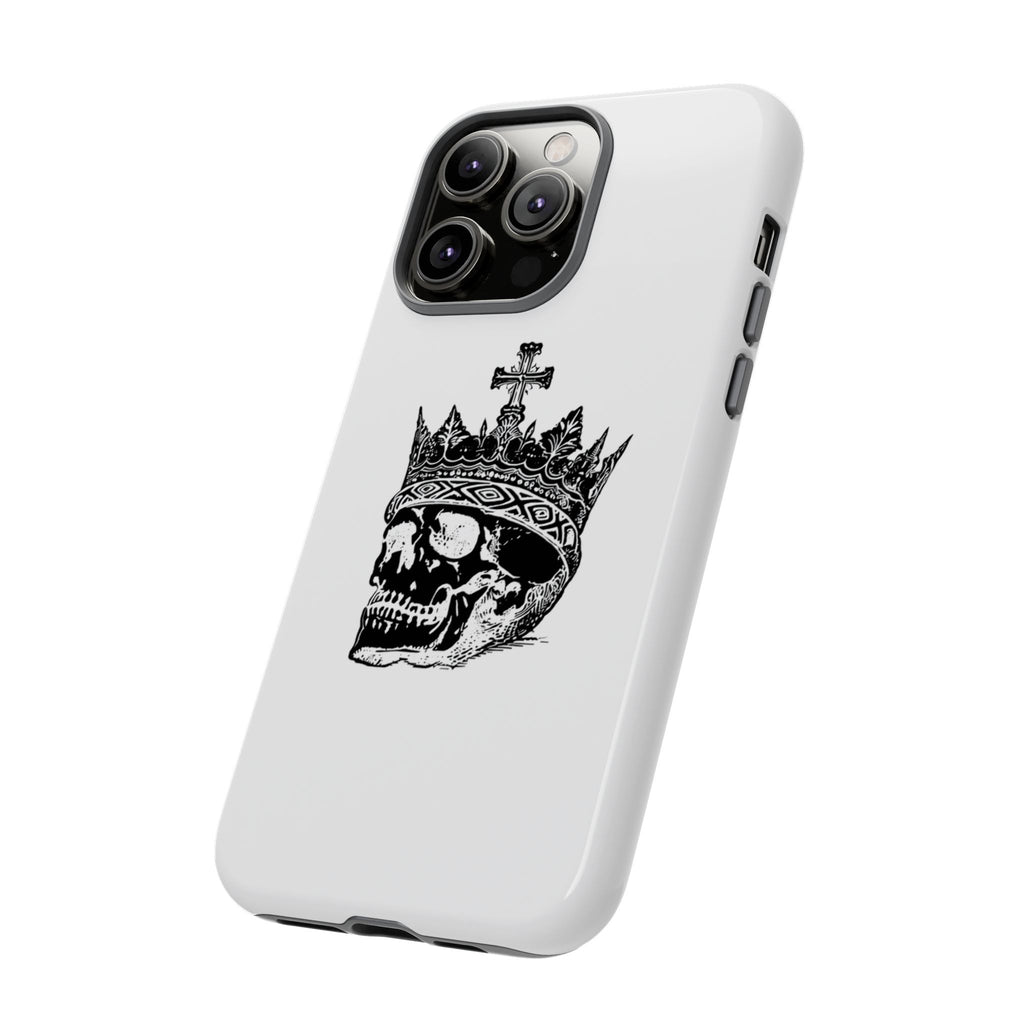Skull King Phone Case – Gothic Crowned Skull Tough Case