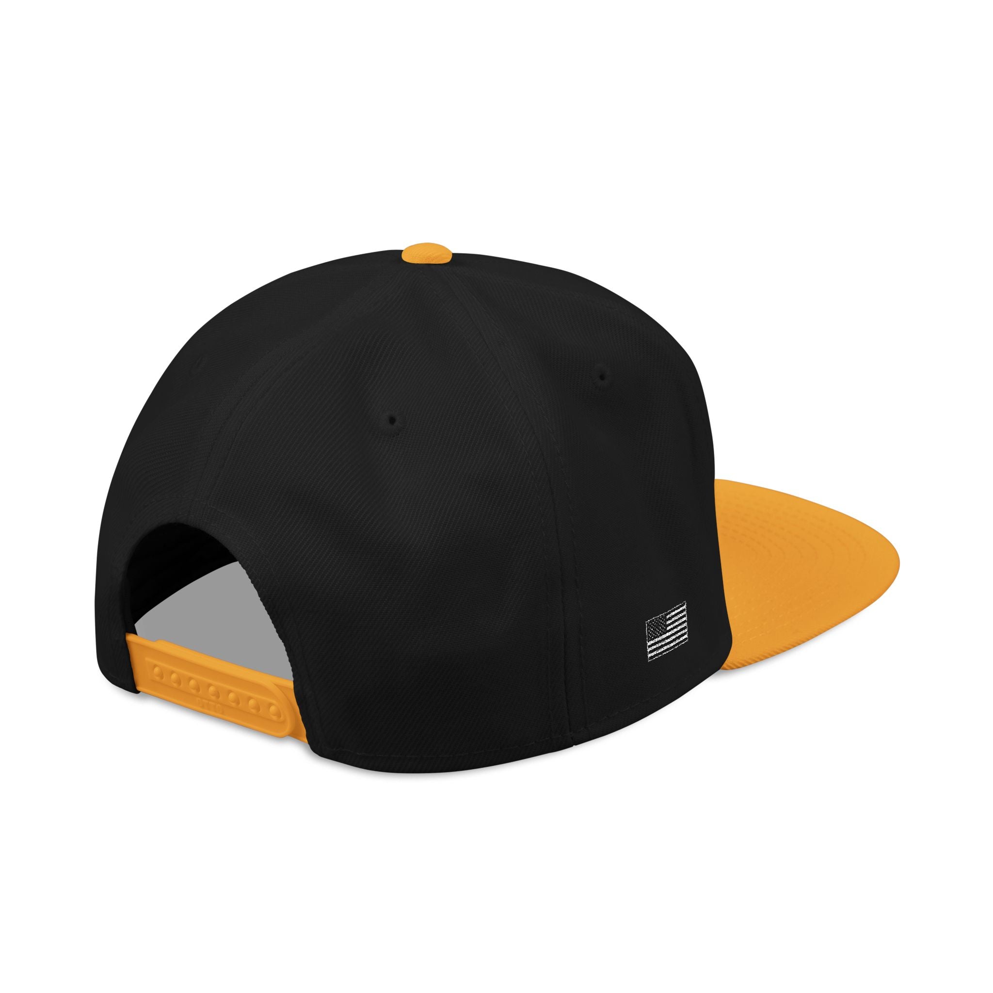 Embroidered Gothic Snapback Hat – Black & Gray Streetwear Cap