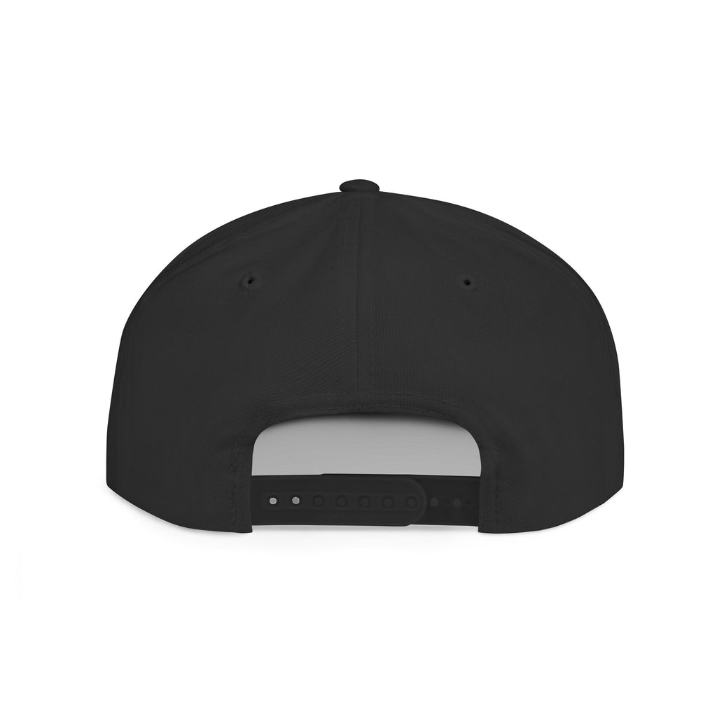 Snapback Hat — "MONGO" Gothic Script Flat-Bill Cap