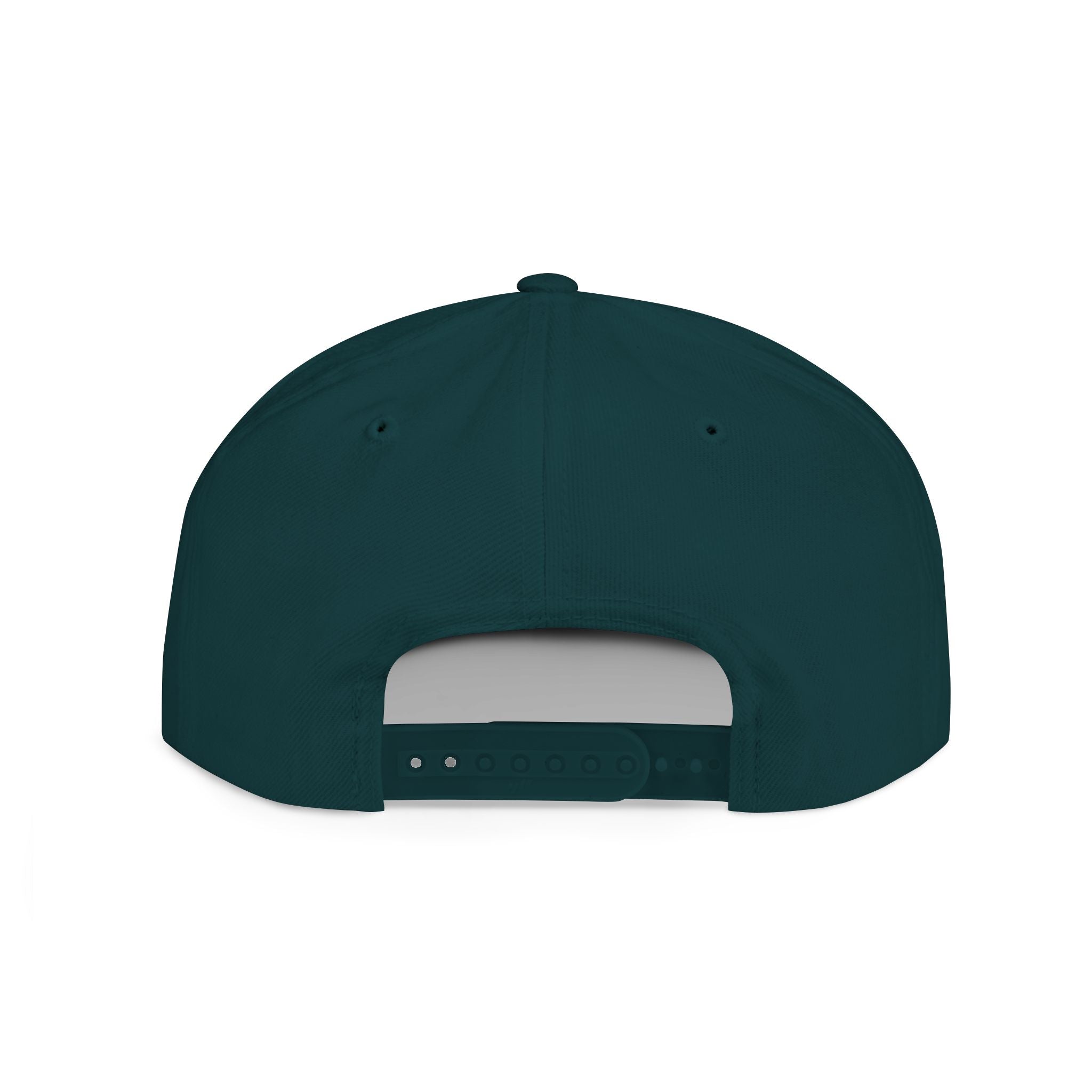 Snapback Hat — "MONGO" Gothic Script Flat-Bill Cap