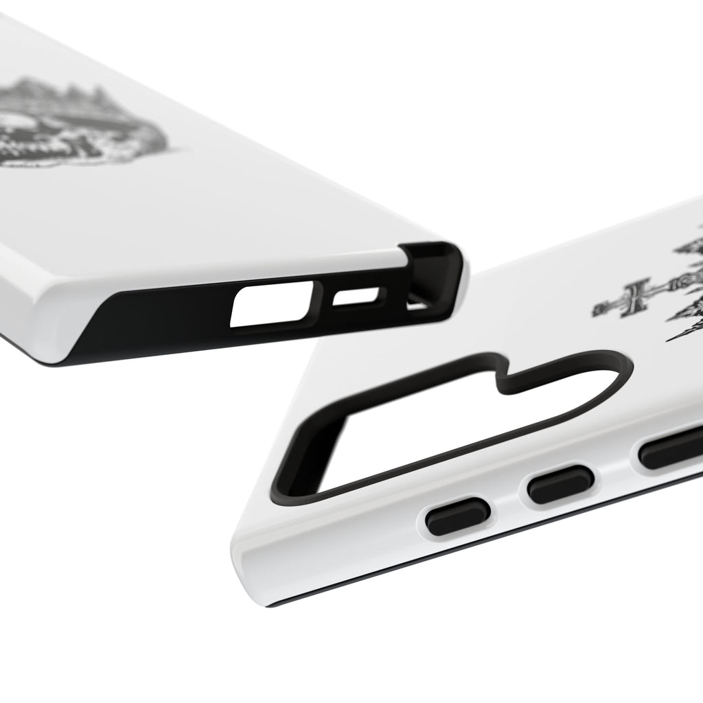 Skull King Phone Case – Gothic Crowned Skull Tough Case