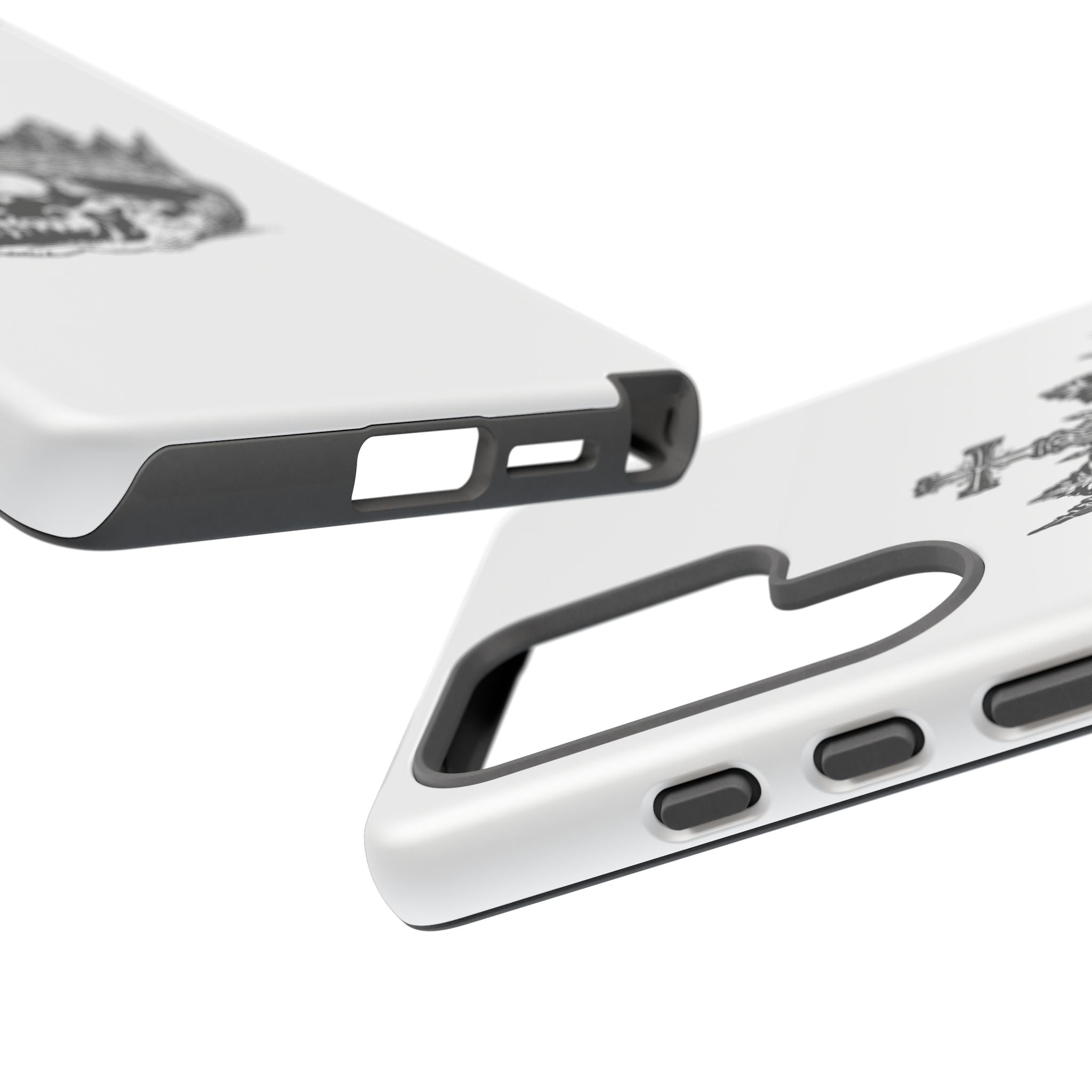 Skull King Phone Case – Gothic Crowned Skull Tough Case