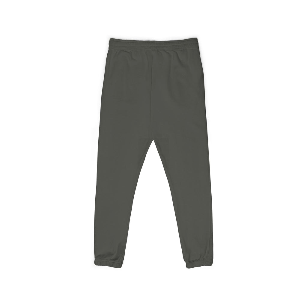 MONGO Gothic Script Sweatpants — Garment-Dyed Fleece Joggers