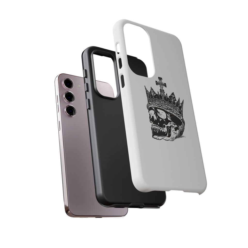 Skull King Phone Case – Gothic Crowned Skull Tough Case