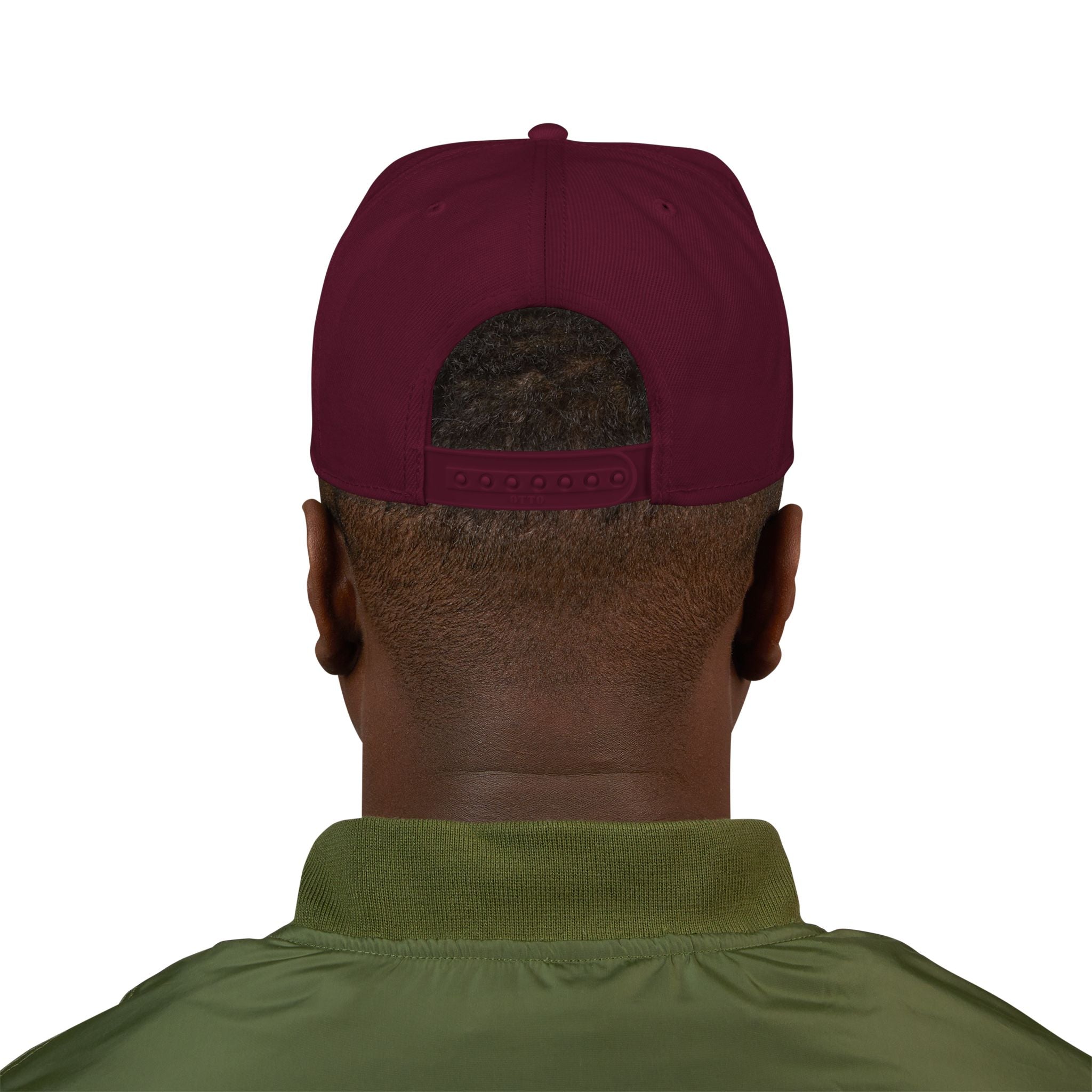 Embroidered Gothic Snapback Hat – Black & Gray Streetwear Cap