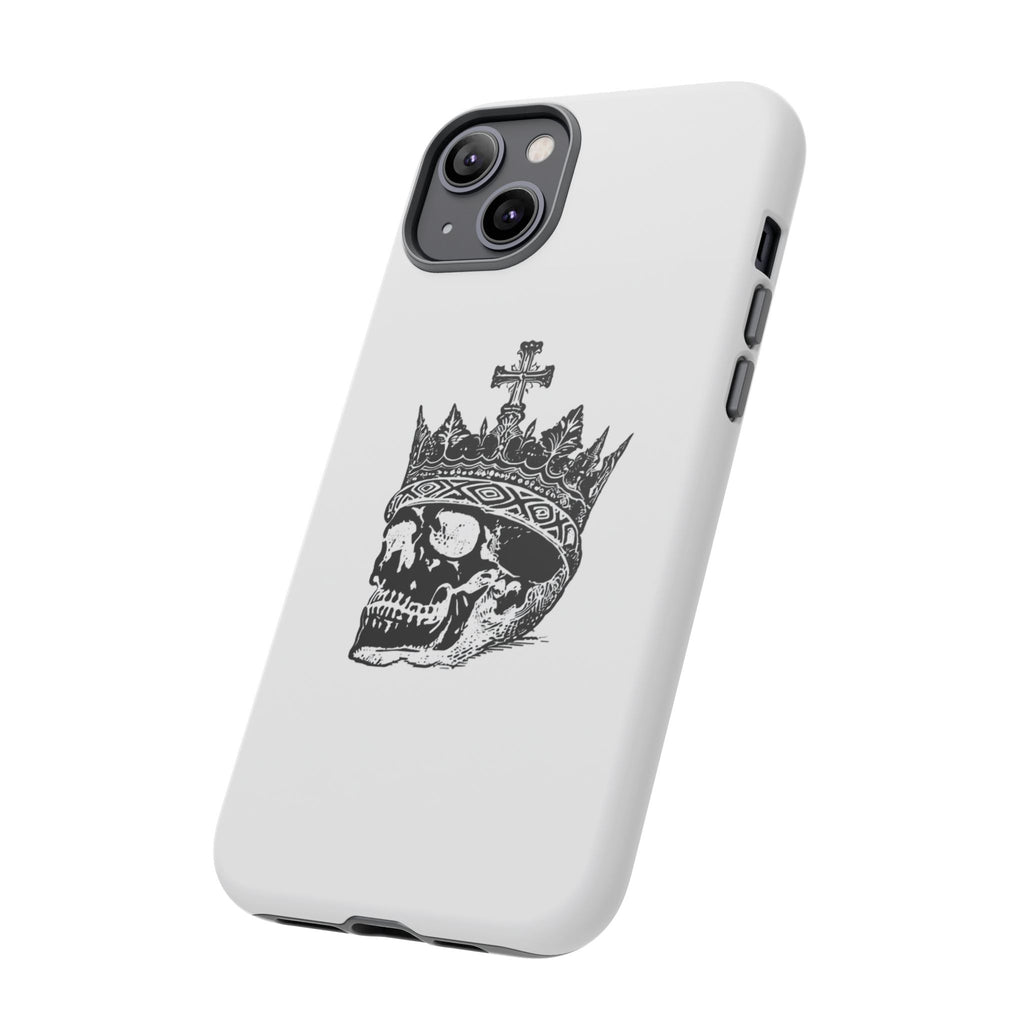Skull King Phone Case – Gothic Crowned Skull Tough Case