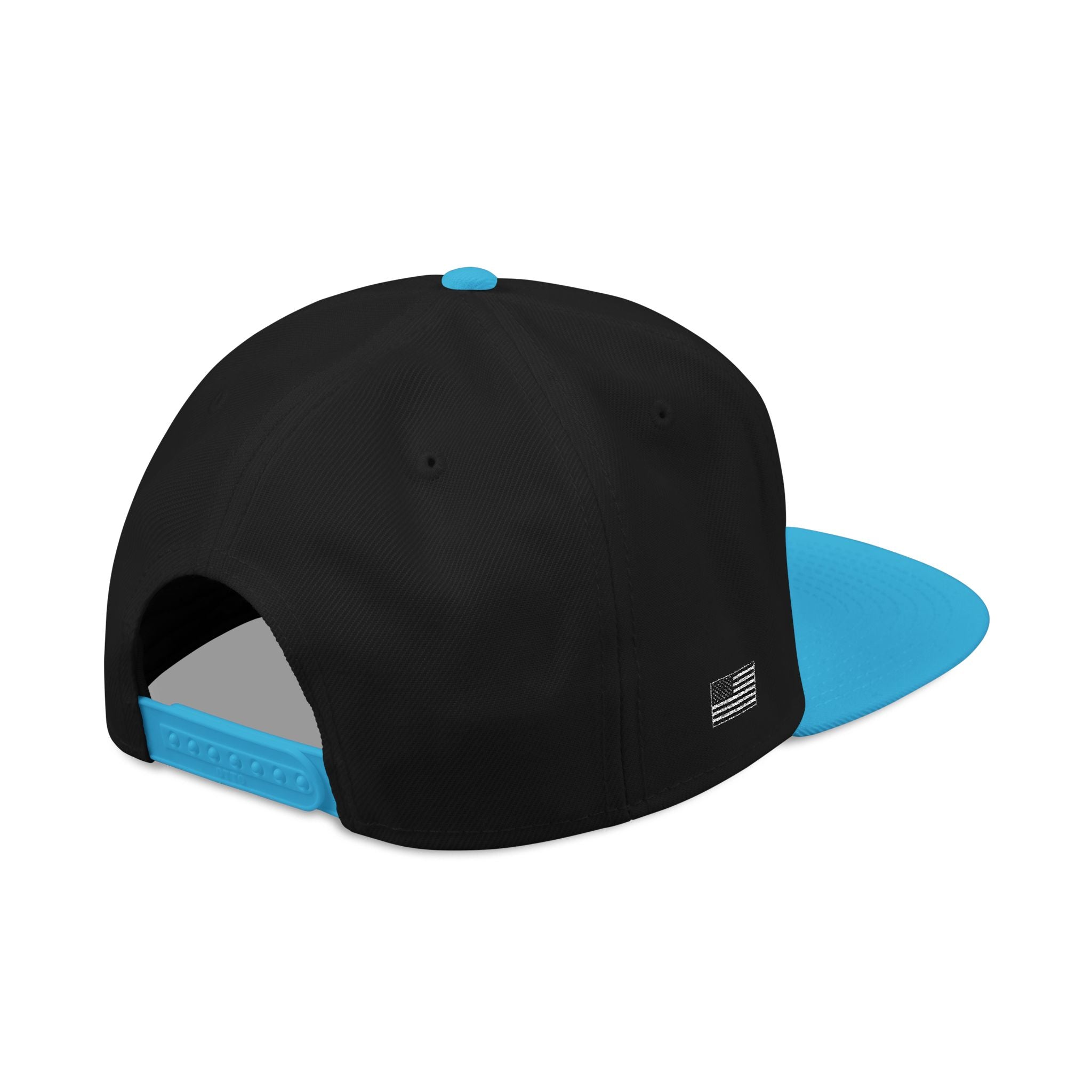 Embroidered Gothic Snapback Hat – Black & Gray Streetwear Cap