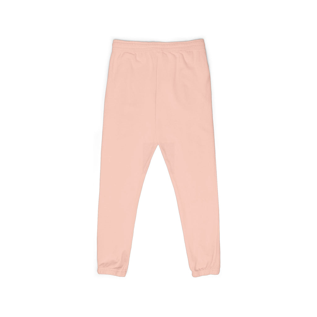 MONGO Gothic Script Sweatpants — Garment-Dyed Fleece Joggers
