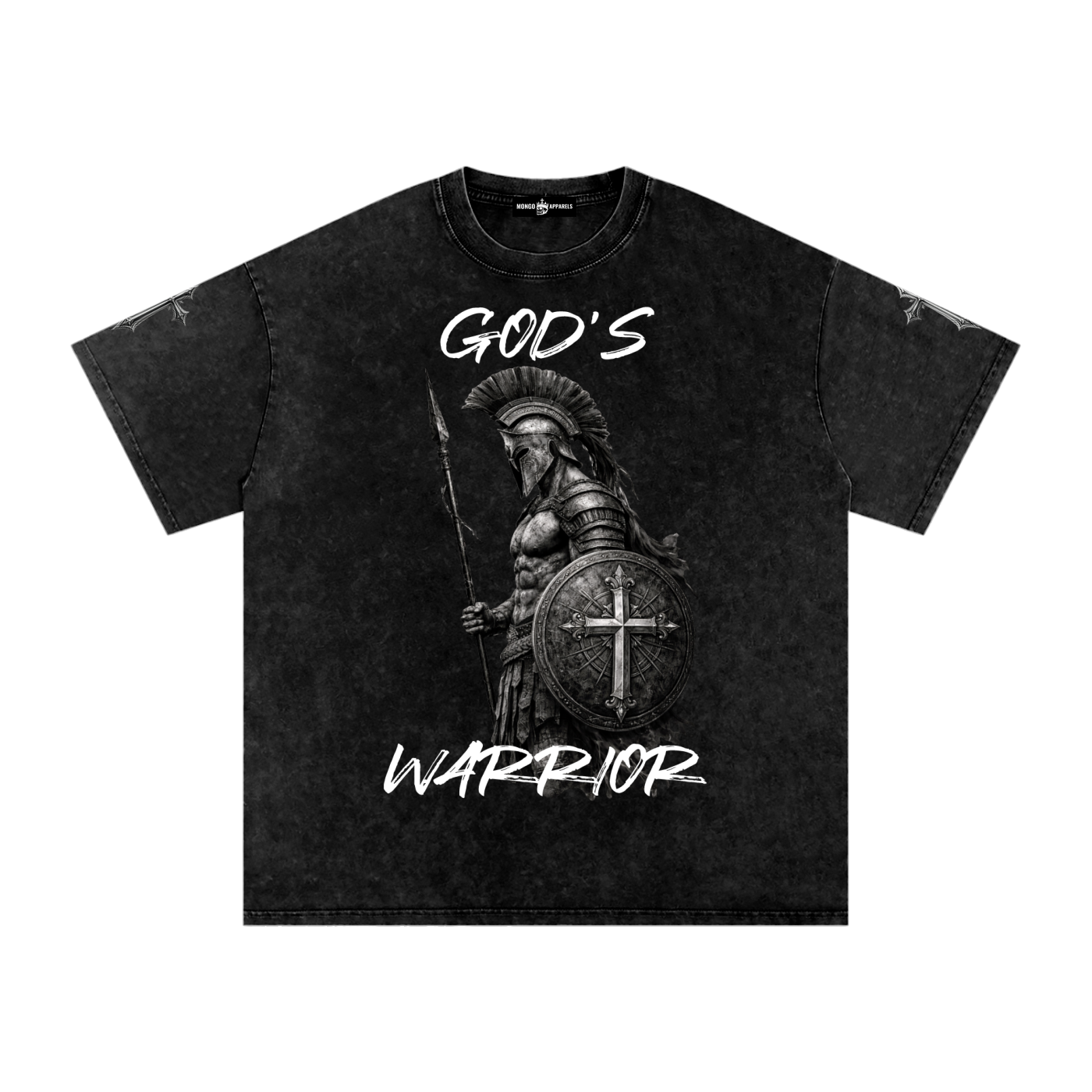 Jesus is King,God's Warrior,Christian,Luxury,Designer,Religious,Faith,Mongo Apparels,T-shirt,drop shoulder
