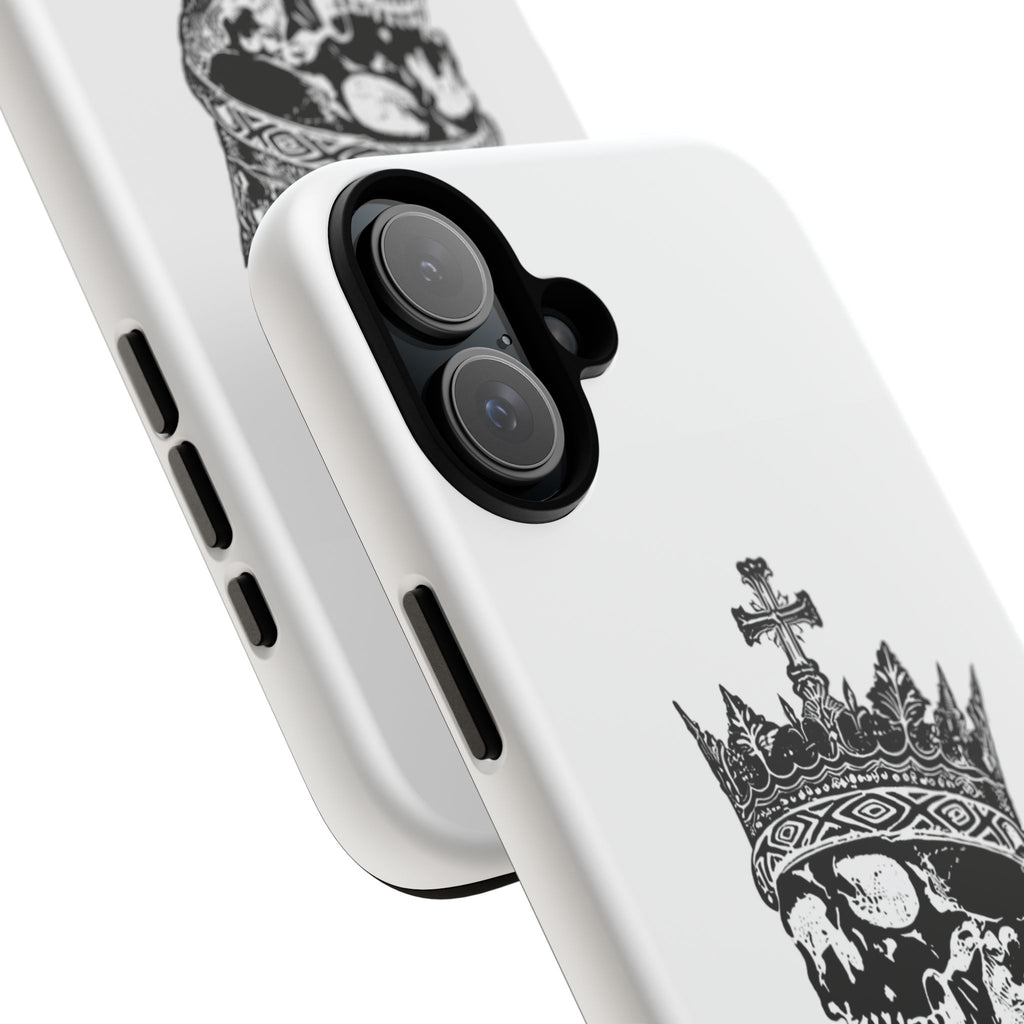 Skull King Phone Case – Gothic Crowned Skull Tough Case