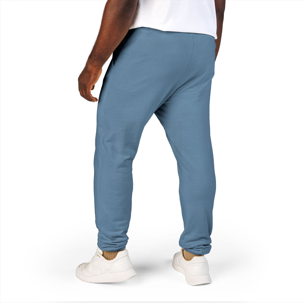 MONGO Gothic Script Sweatpants — Garment-Dyed Fleece Joggers