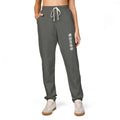MONGO Gothic Script Sweatpants — Garment-Dyed Fleece Joggers