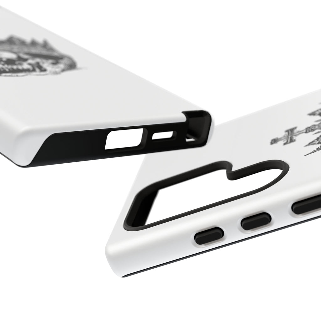 Skull King Phone Case – Gothic Crowned Skull Tough Case