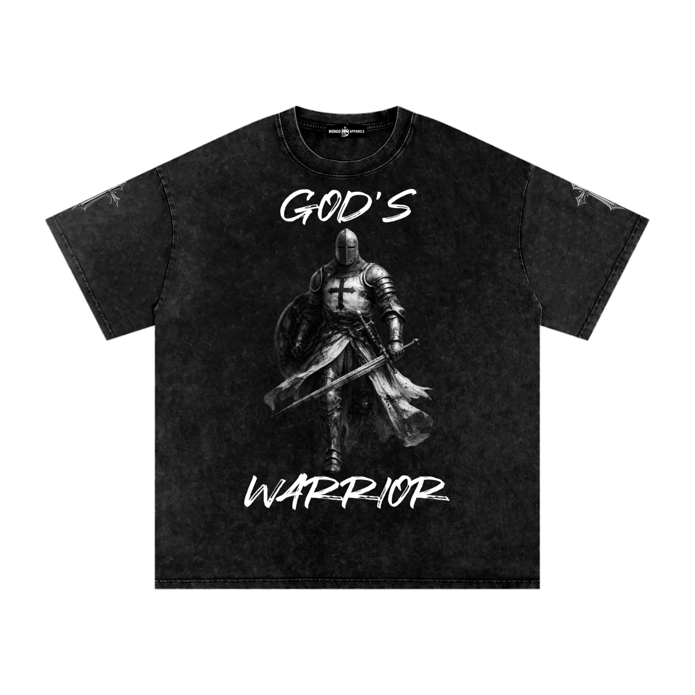 Christ is King,God's Warrior ,Christian,Religious,Faith,Mongo Apparels,Drop Shoulder,Luxury,Designer