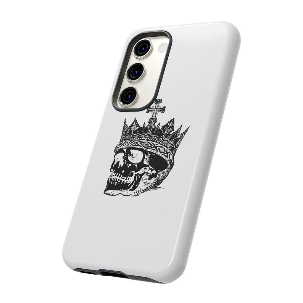 Skull King Phone Case – Gothic Crowned Skull Tough Case