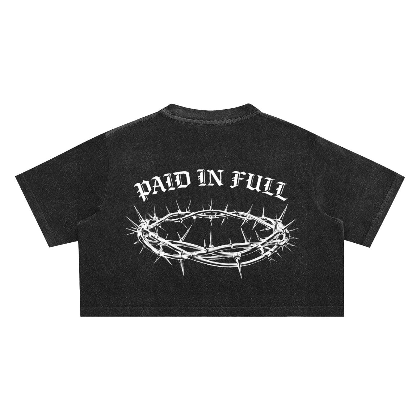 Snow Washed Crop Top