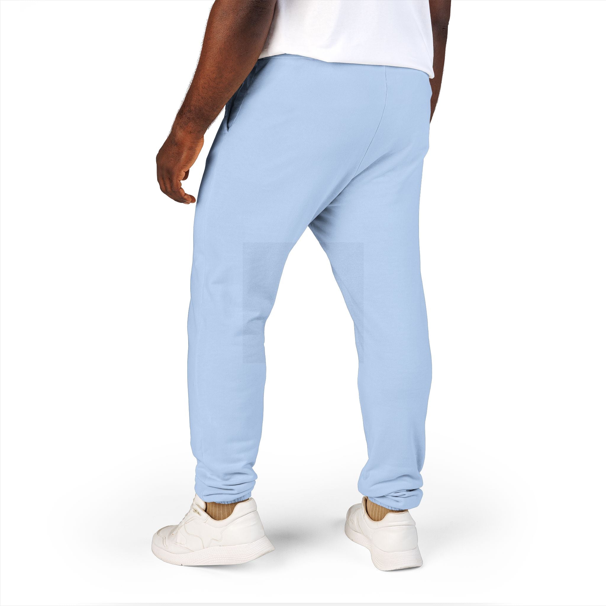 MONGO Gothic Script Sweatpants — Garment-Dyed Fleece Joggers