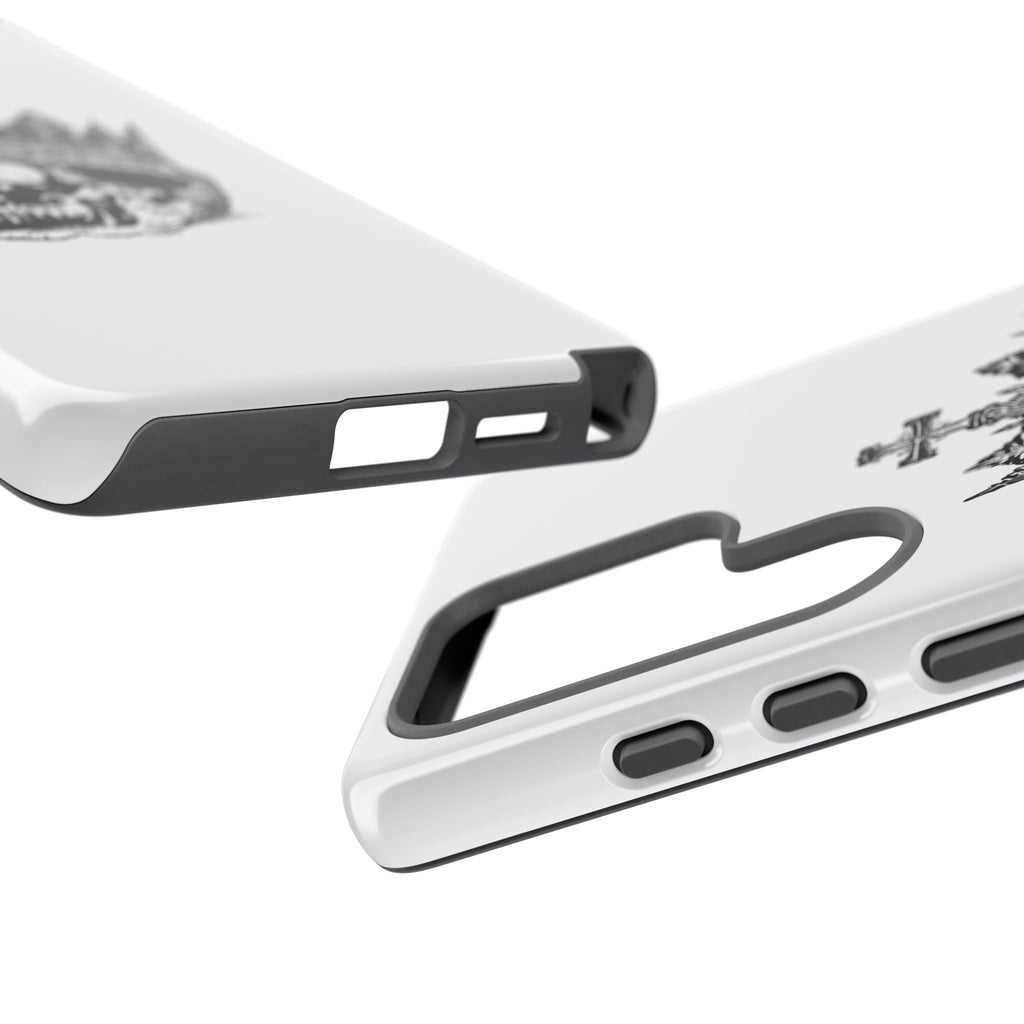 Skull King Phone Case – Gothic Crowned Skull Tough Case