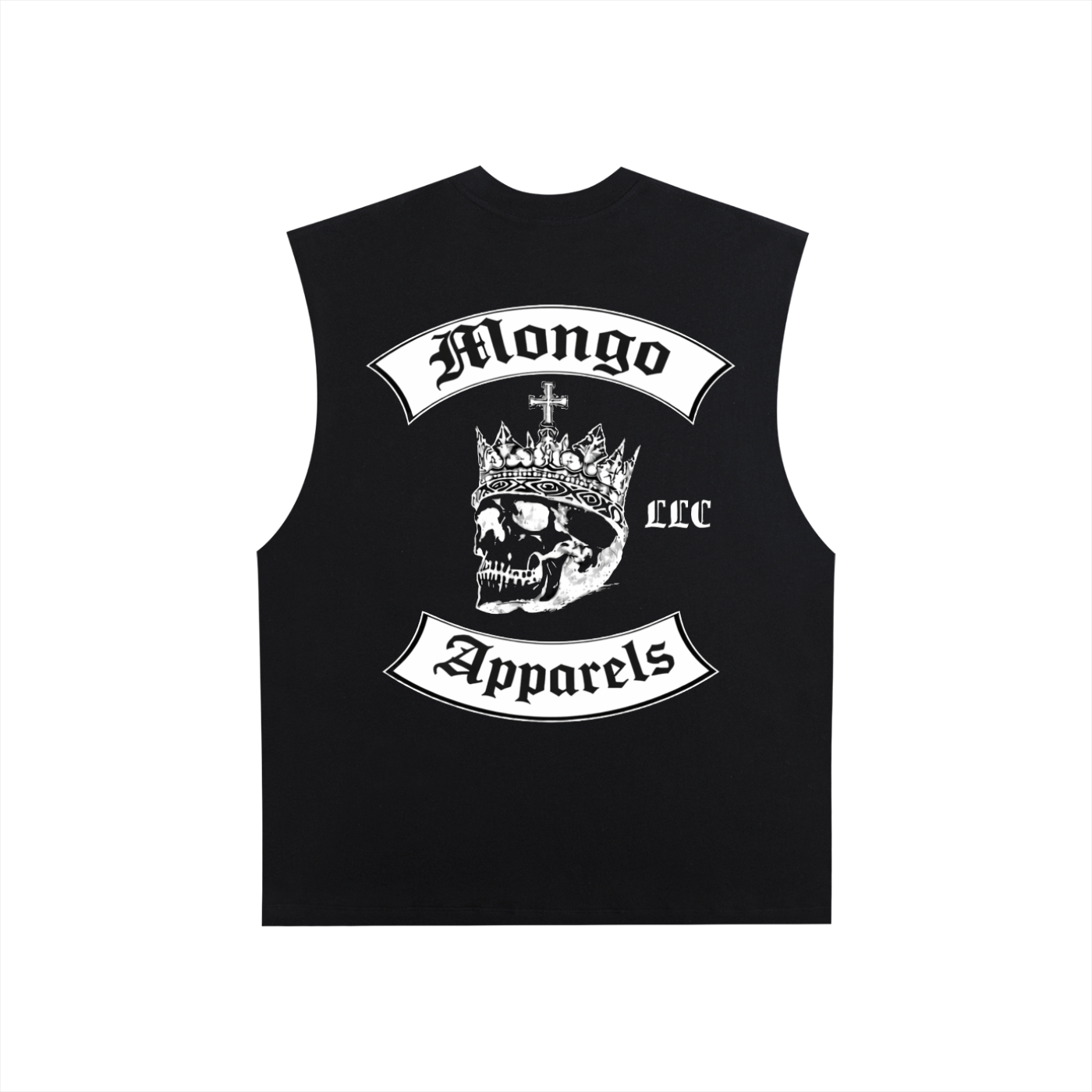 Mongo Apparels,Tank Top,Cut off,Designer,Motorcycle Club Style